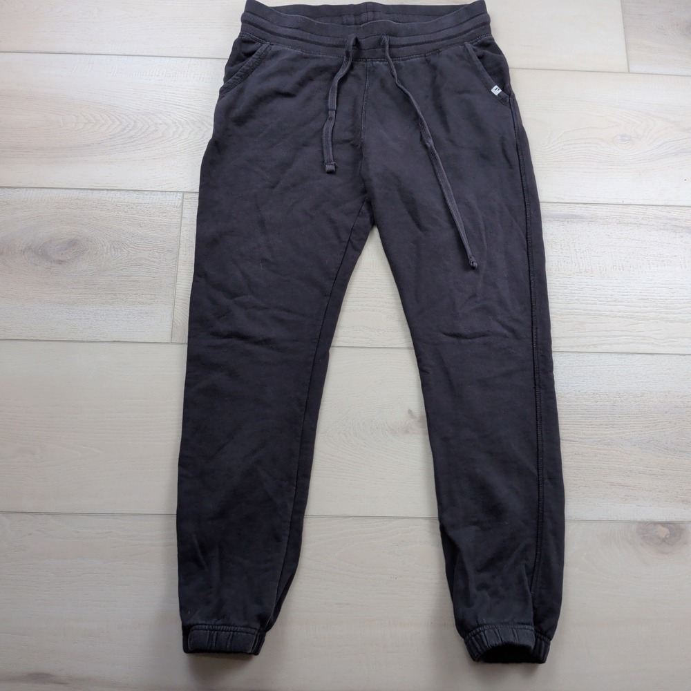Pact Mens Organic Cotton Joggers Charcoal Gray Sweatpants Size S